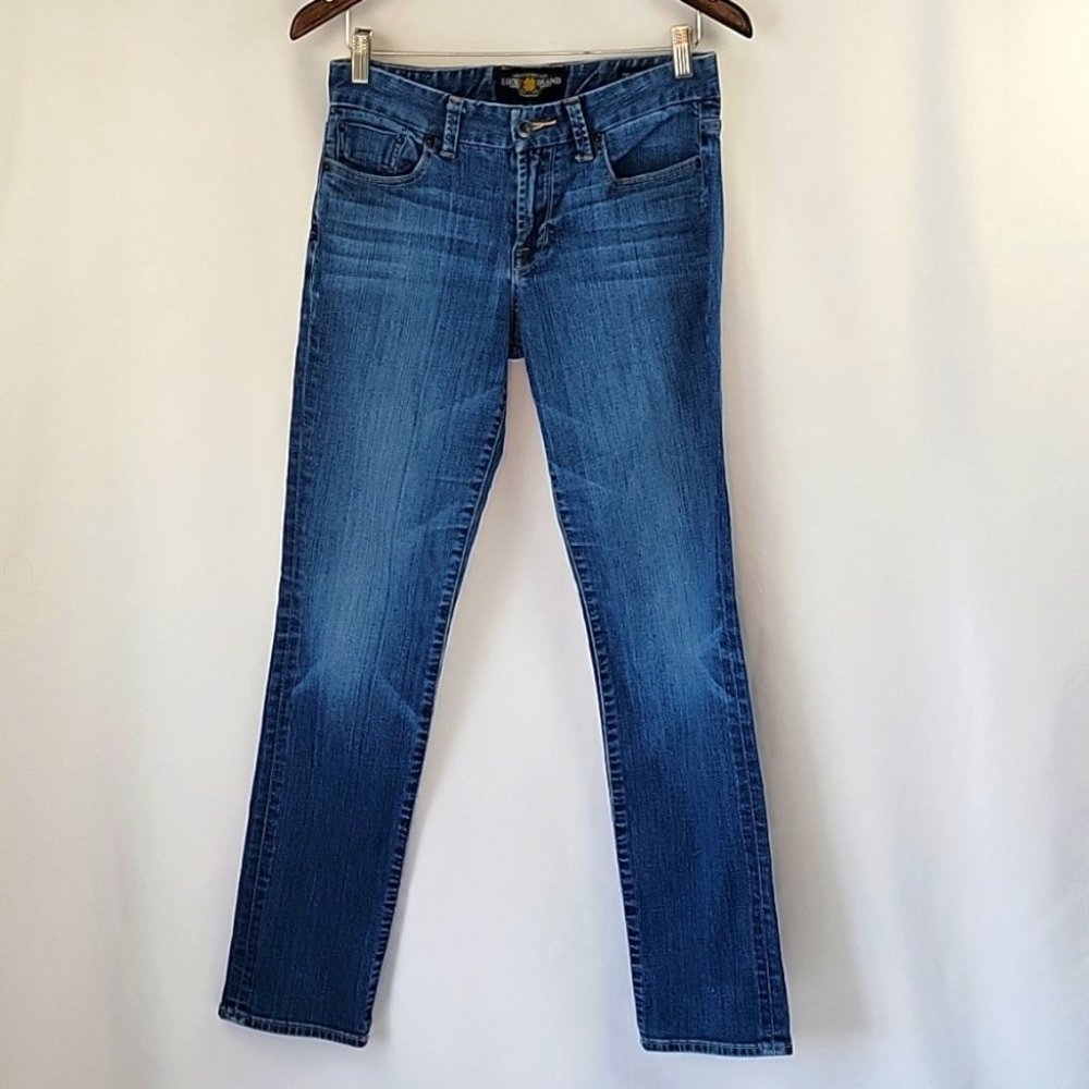 Lucky Brand Sweet Jean Hi Rise Straight Leg Size 6/28 - Picture 2 of 12